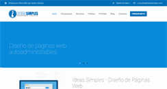 Desktop Screenshot of ideassimples.com